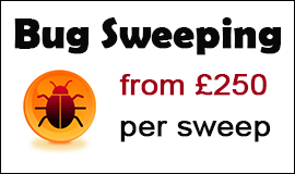 Bug Sweeping Cost in Swadlincote